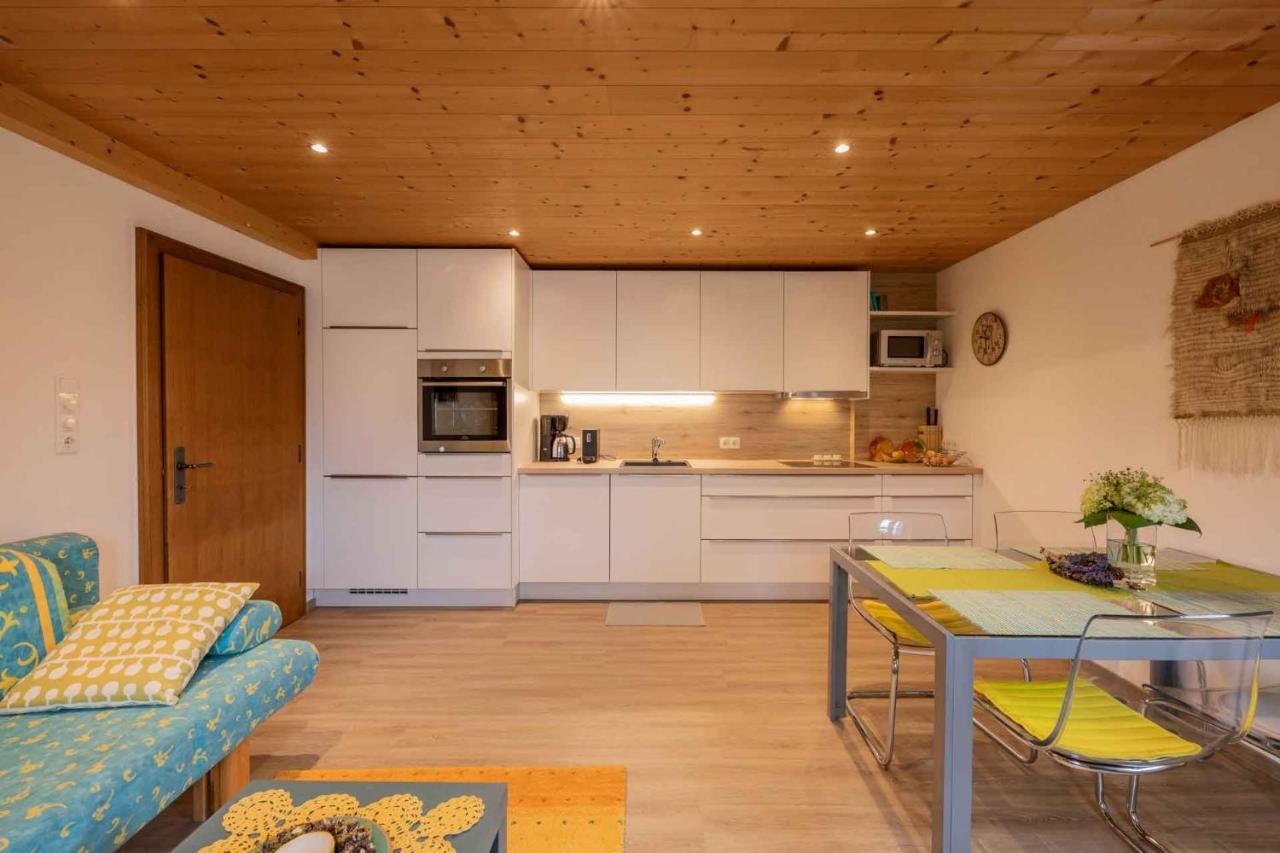 Ferienwohnung Serlesblick Mieders Buitenkant foto