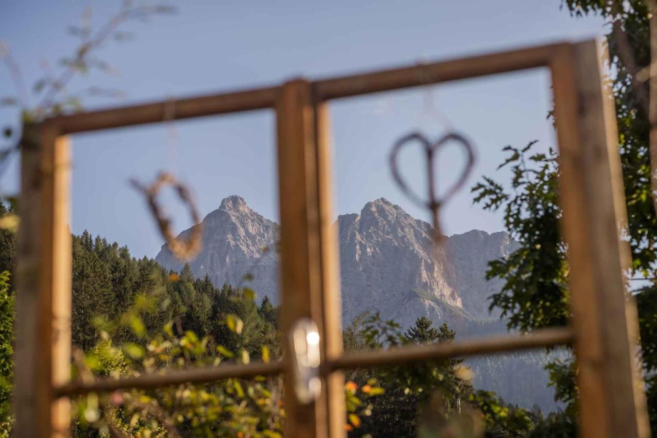 Ferienwohnung Serlesblick Mieders Buitenkant foto